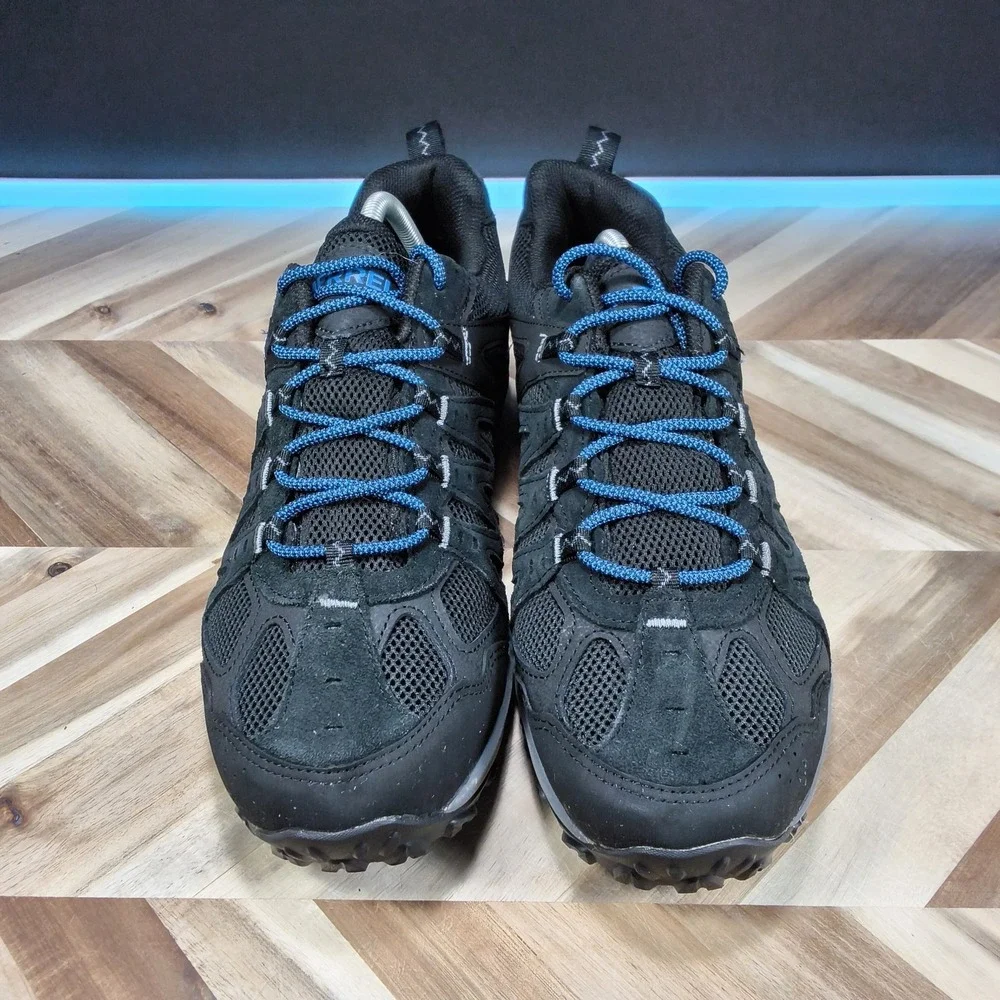 Merrell Low Top Men's 11.5 Lace-up Hiking Shoes Accentor 3 Black Suede J135471